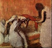 Edgar Degas Seated Woman Having her Hair Combed oil on canvas